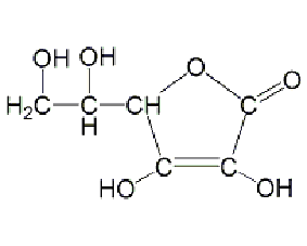 L(+)-抗壞血酸結(jié)構式